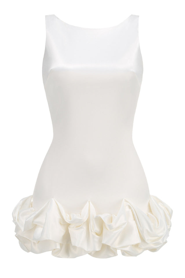 Backless Puff Dress