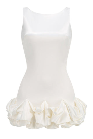 Backless Puff Dress