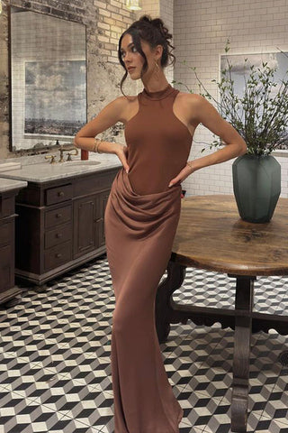Vera Asymmetrical Cut Out Maxi Dress