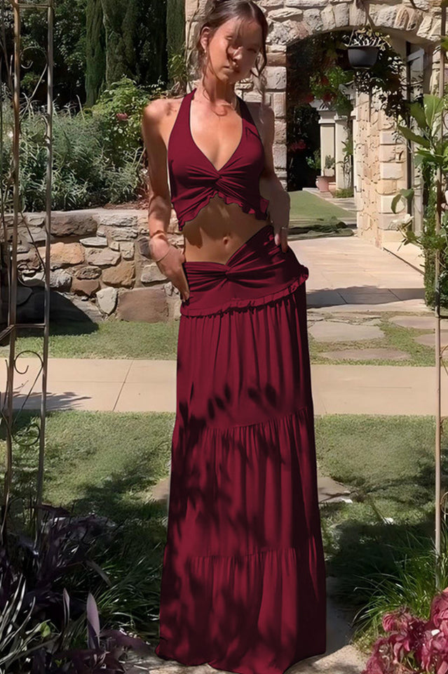 KATYA Maxi Skirt Set