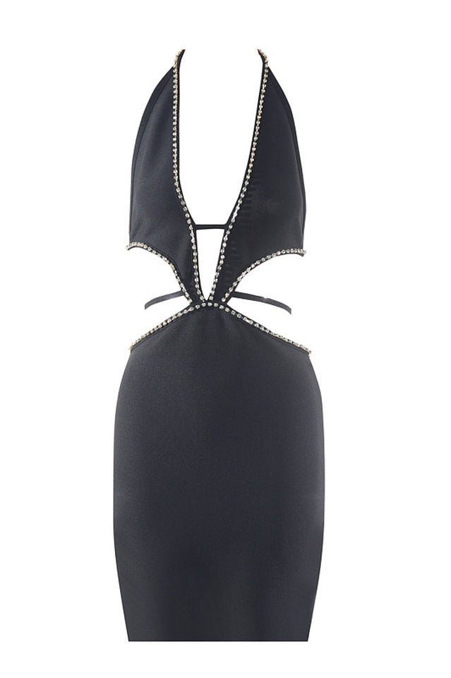 Egypt Black Mini Dress