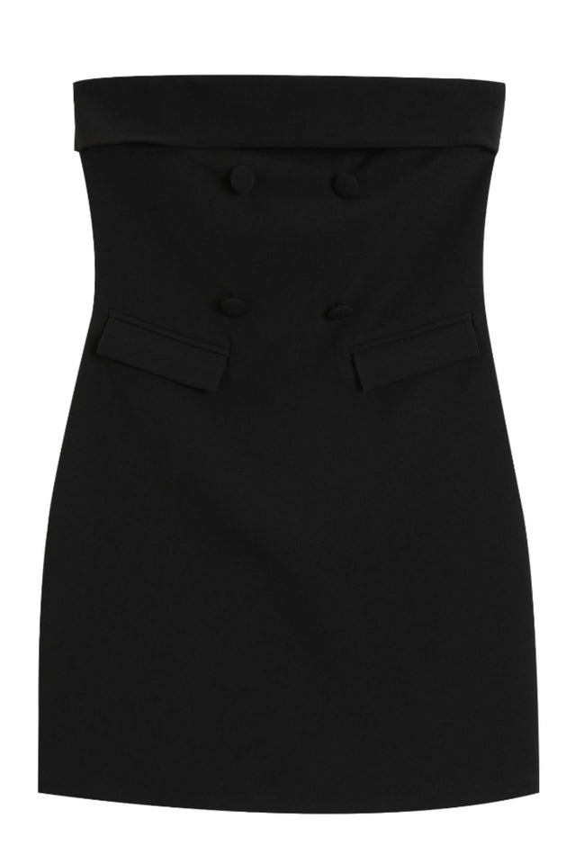 Abbie Strapless Suiting Mini Dress