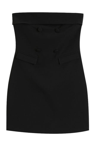Abbie Strapless Suiting Mini Dress