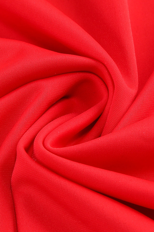 One Shoulder Ruched Cut Out Maxi Dress