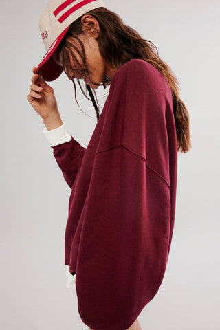 Contrast Dropped Shoulder Sweatshirt