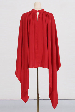 Ambrea Shawl Ruch Cutout Pants Set