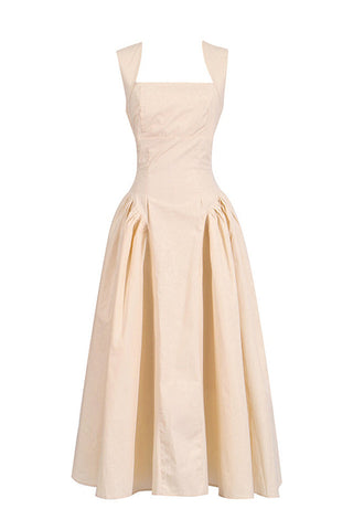 Anna Square Neck Midi Dress