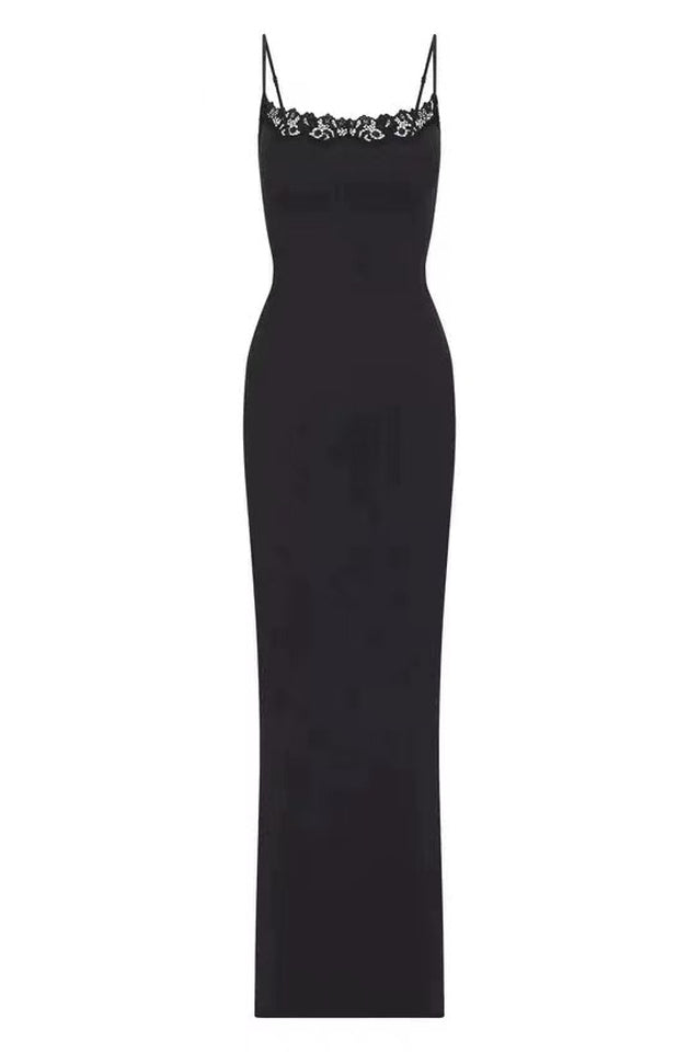 SKIMS Fits Everybody Lace Slip Dress
