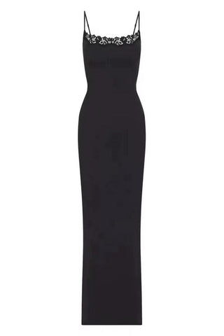 SKIMS Fits Everybody Lace Slip Dress