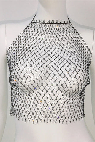 Hand-Woven Fishing Net Cover Up