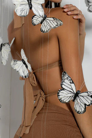 Cutout Cropped Halter Top