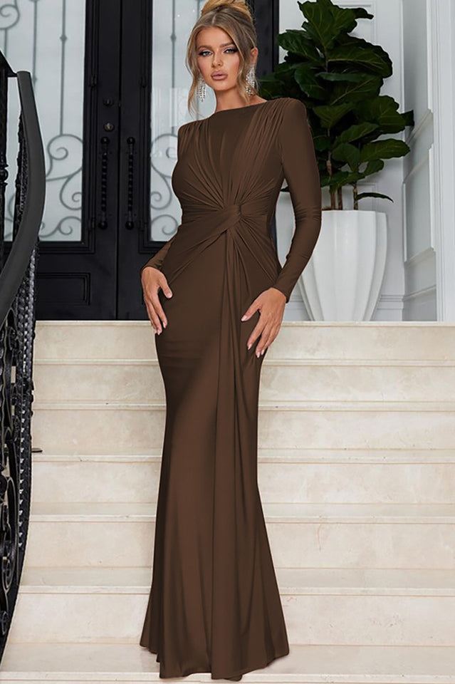 Amanda Twist Front Maxi Dress
