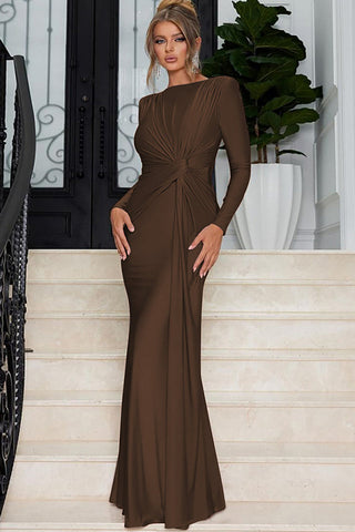 Amanda Twist Front Maxi Dress
