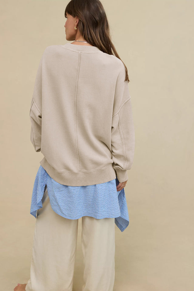 Hamptons Cotton Blend Pullover Sweater