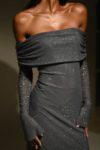 Piper Off Shoulder Backless Maxi Dress