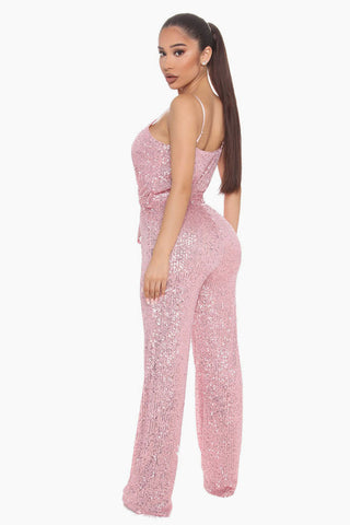 Can't Hide The Shine Sequin Jumpsuit