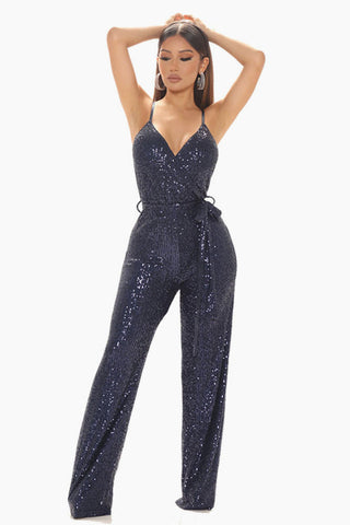 Can't Hide The Shine Sequin Jumpsuit