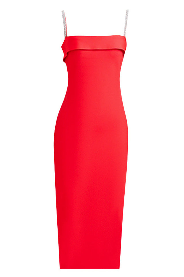 Alani Embellished Strap Bandage Dress