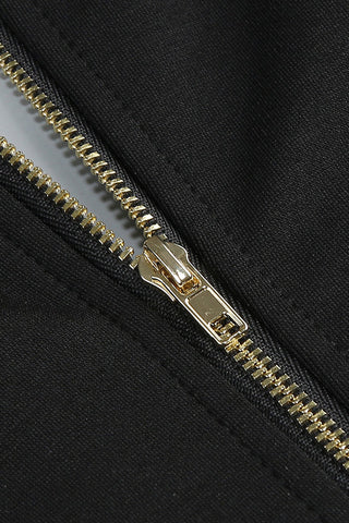 Button Detail Draped Maxi Dress