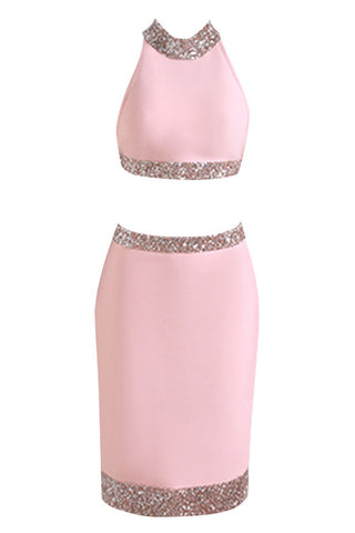 Charlee Two Piece Pink Sets