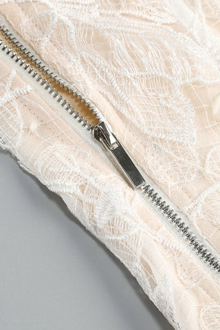Strapless Lace Corset Dress Set