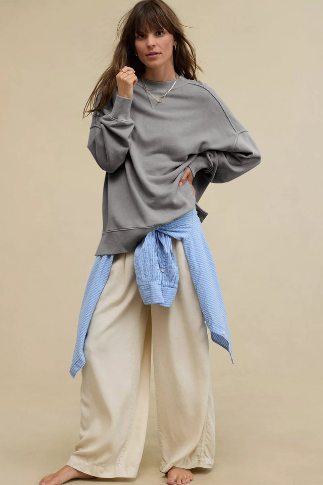 Hamptons Cotton Blend Pullover Sweater