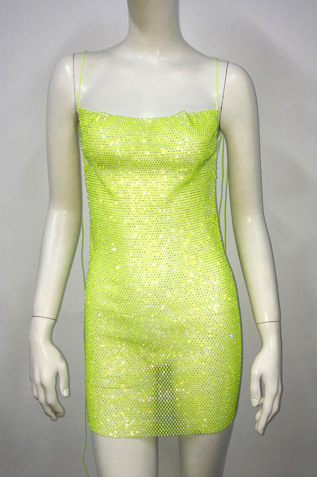 Nancy Glitter Mini Dress