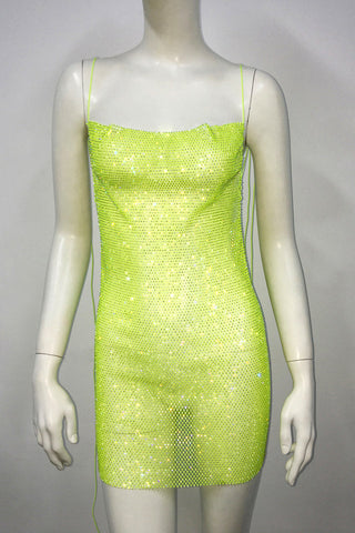 Nancy Glitter Mini Dress