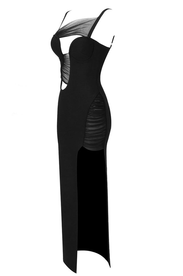 Viota Asymmetric High Low Dress