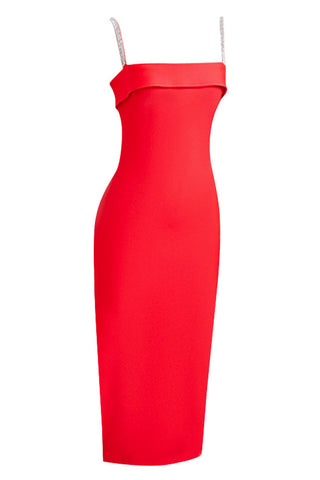 Alani Embellished Strap Bandage Dress