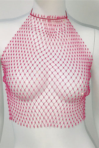 Hand-Woven Fishing Net Cover Up