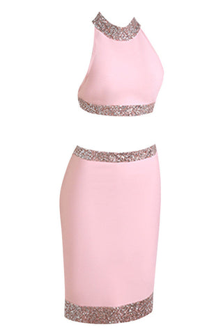 Charlee Two Piece Pink Sets