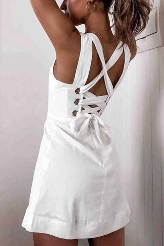 New Halter Straps Mini Dress