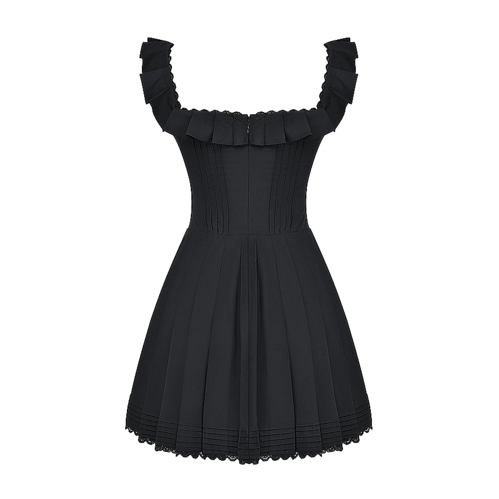 Jolie Pleated Corset Mini Dress