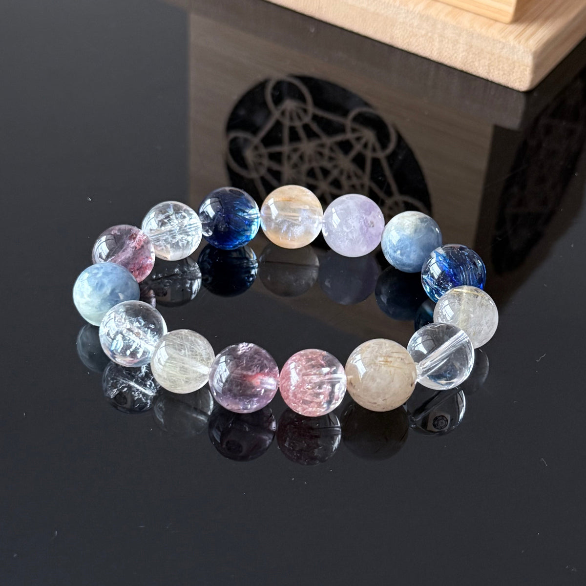 Rainbow Aura Crystal Bracelet