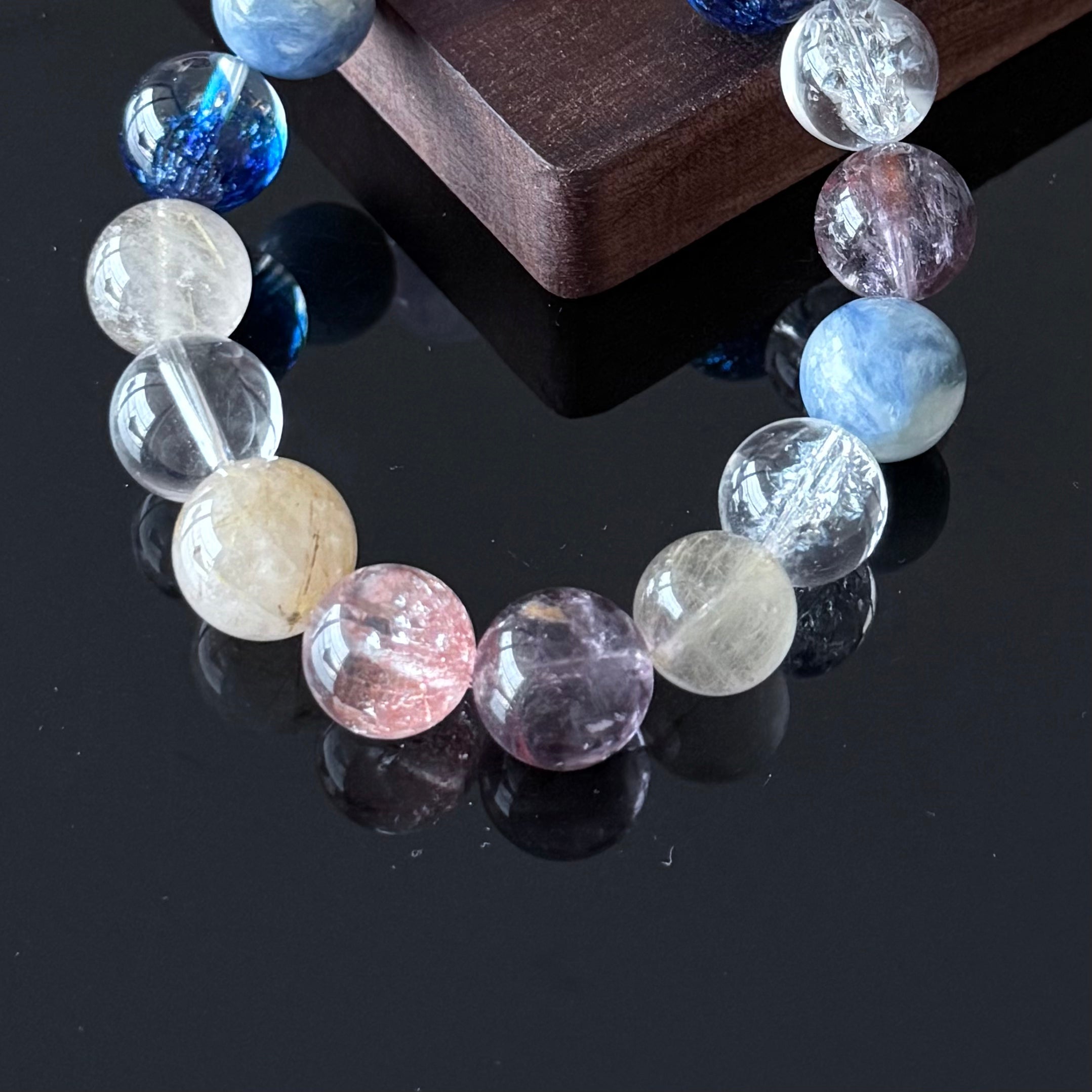 Rainbow Aura Crystal Bracelet