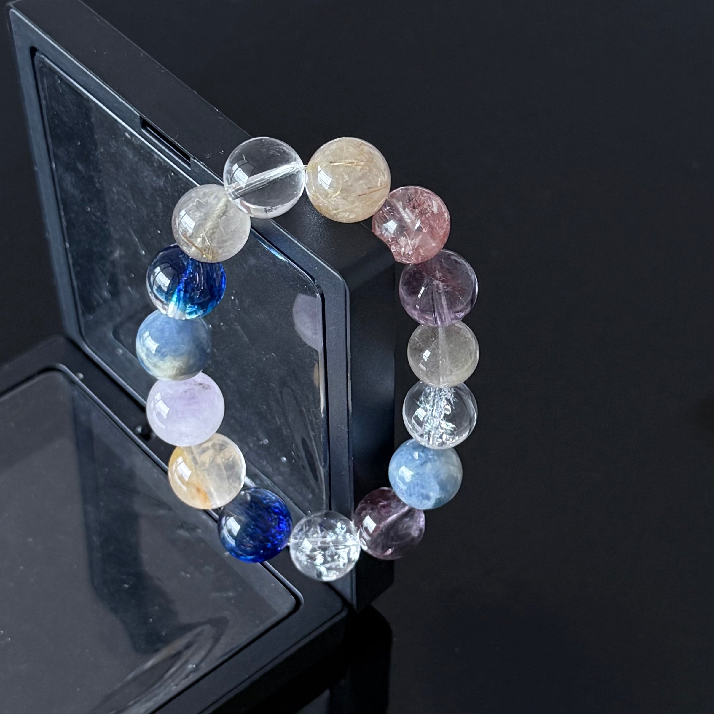 Rainbow Aura Crystal Bracelet