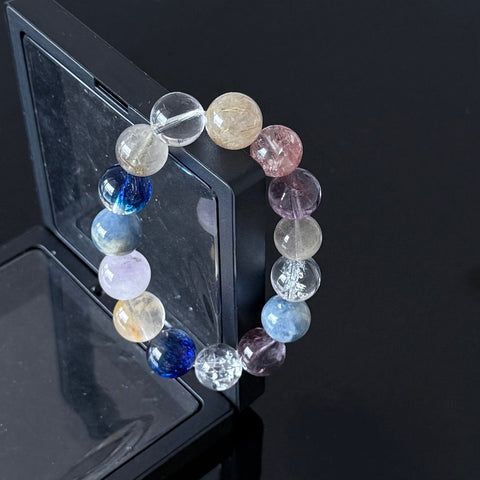 Rainbow Aura Crystal Bracelet
