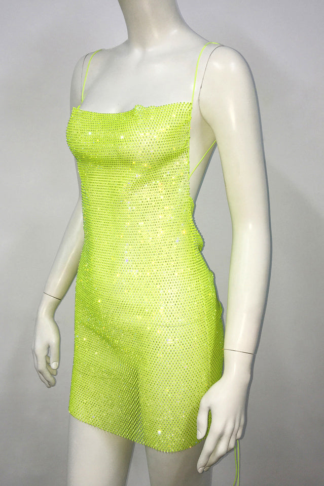 Nancy Glitter Mini Dress