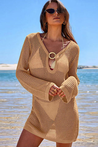Crocheted Mini Beach Dress