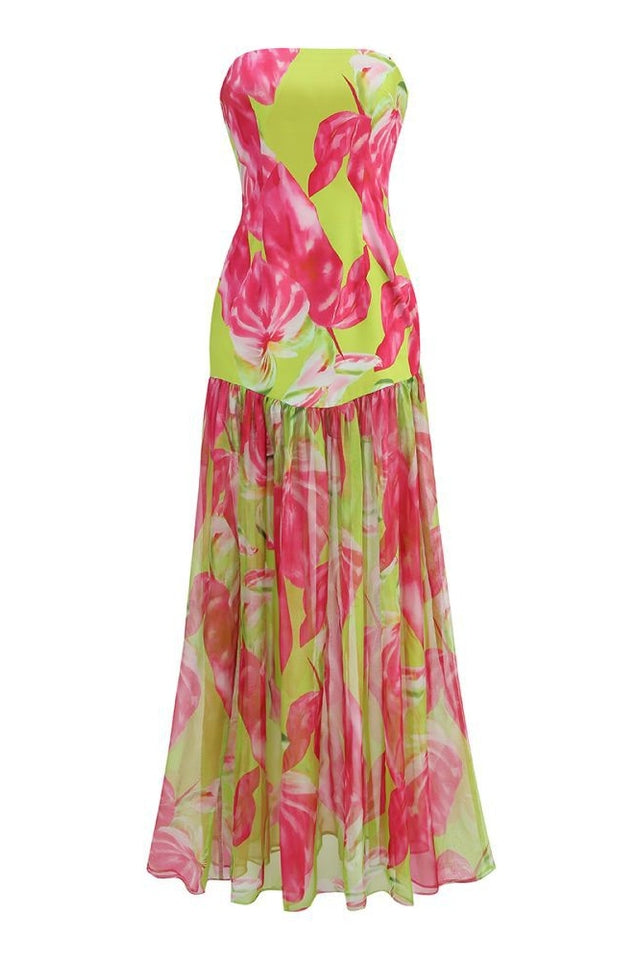 Marisol Floral-Print Maxi Dress