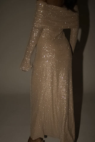 Piper Off Shoulder Backless Maxi Dress