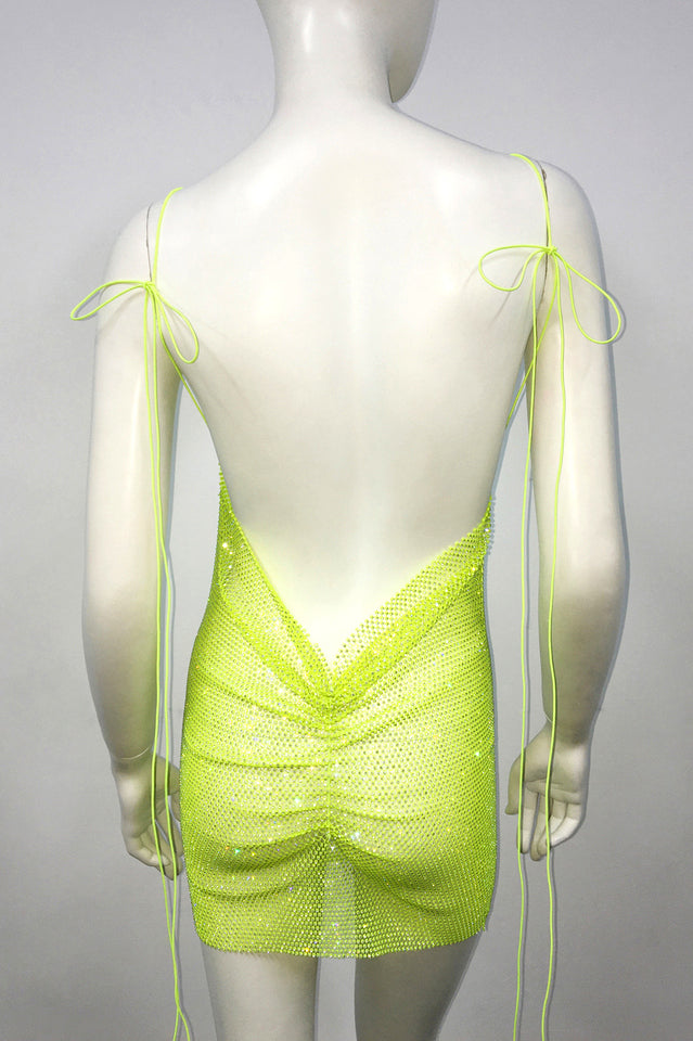 Nancy Glitter Mini Dress