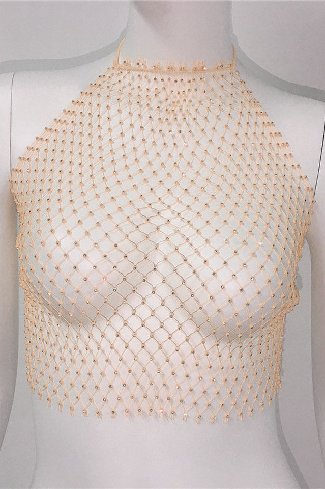 Hand-Woven Fishing Net Cover Up