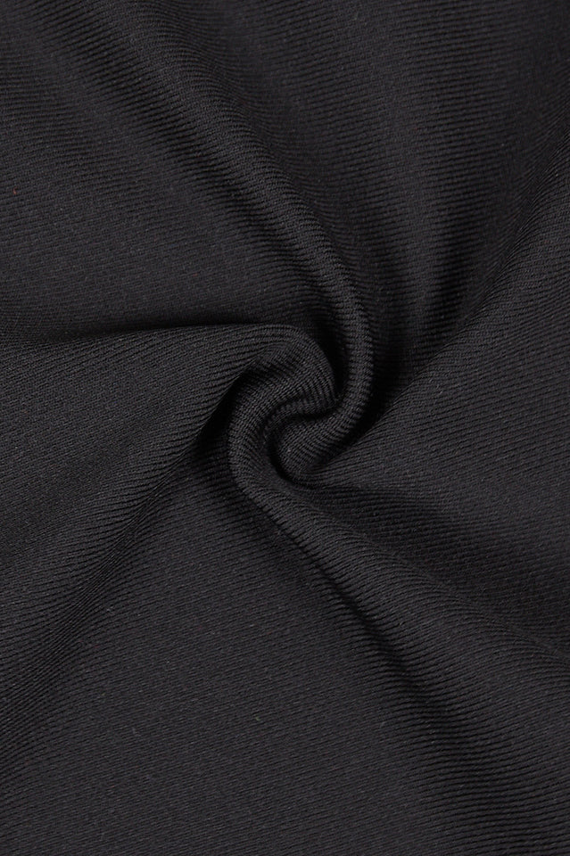 Simone Black Bandage Long Dress