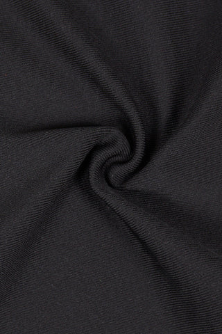 Simone Black Bandage Long Dress