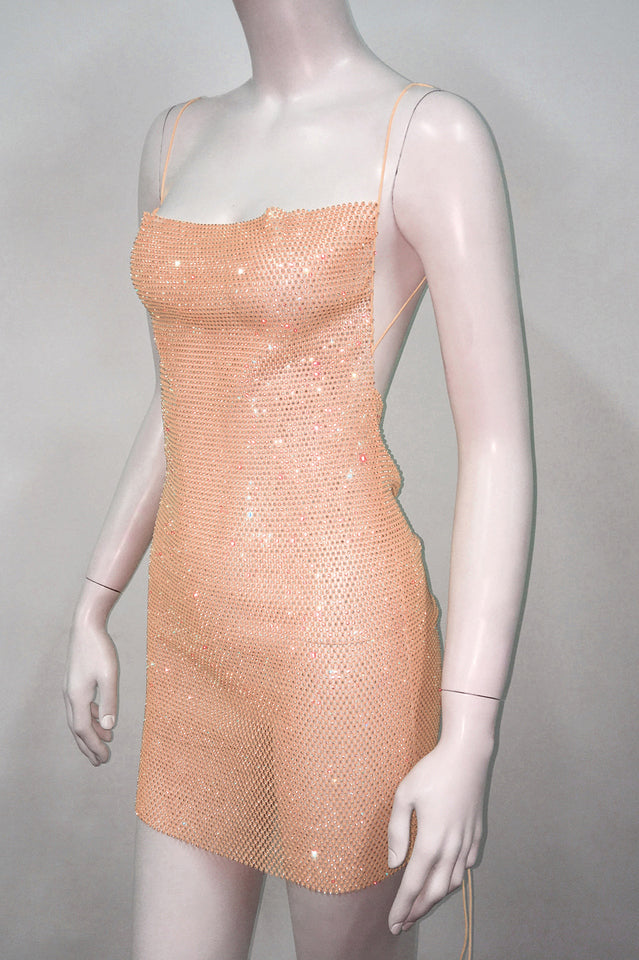 Nancy Glitter Mini Dress