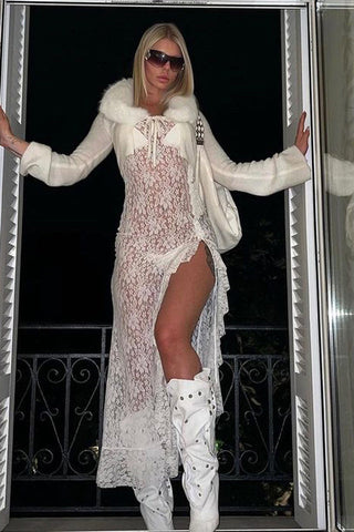 Masie See Through Maxi Dress