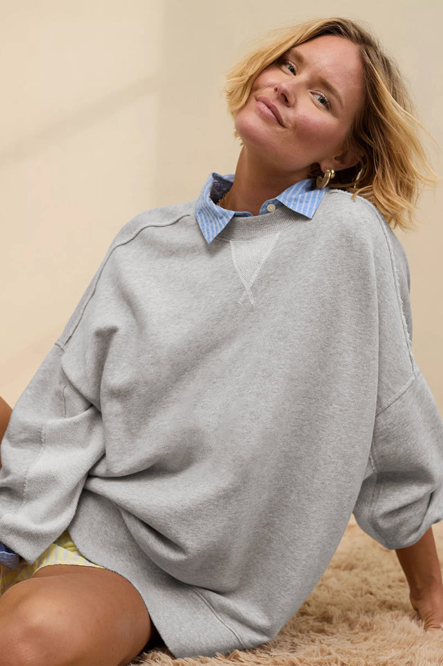 Hamptons Cotton Blend Pullover Sweater