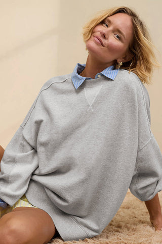 Hamptons Cotton Blend Pullover Sweater